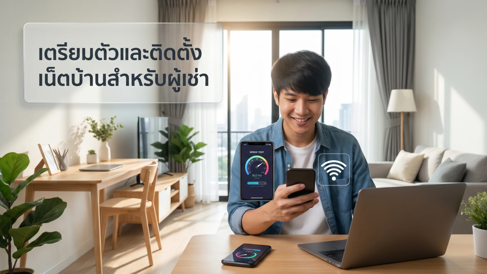 ภาพประกอบหัวข้อ ขั้นตอนเตรียมตัวและติดตั้งเน็ตบ้านสำหรับผู้เช่า ในบทความ เช่าคอนโดสมัครเน็ตบ้านทรูได้ไหม ต้องขออนุญาตใครบ้างก่อนติดตั้ง