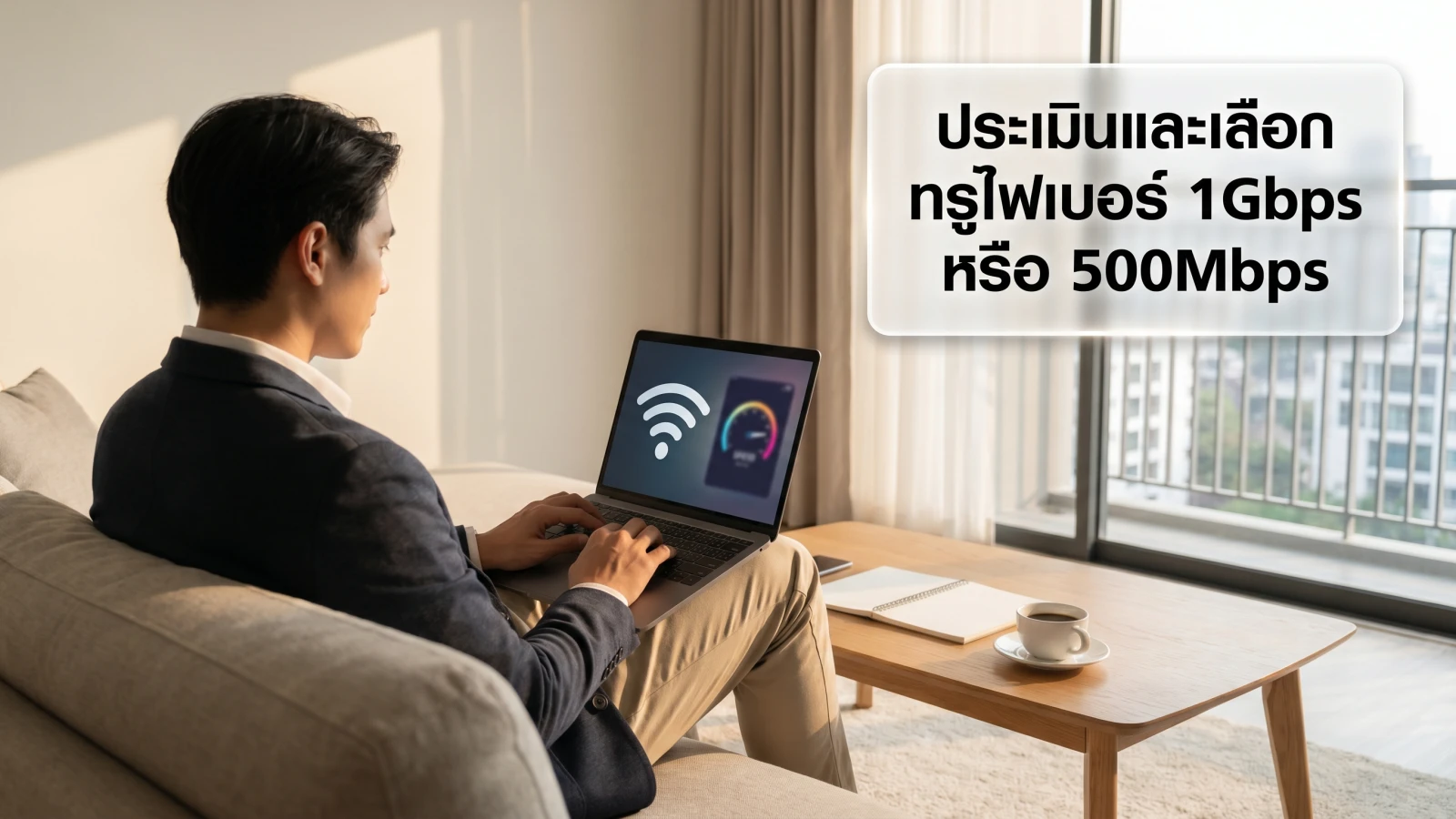 ภาพประกอบหัวข้อ ขั้นตอนการประเมินและเลือก ทรูไฟเบอร์ 1Gbps หรือ 500Mbps ในบทความ โปรเน็ตบ้านทรู 500Mbps หรือ 1Gbps เลือกแบบไหนให้คุ้มกับบ้านจริง